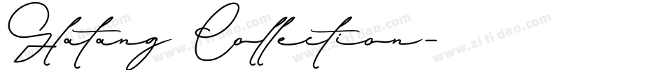 Glatang Collection字体转换
